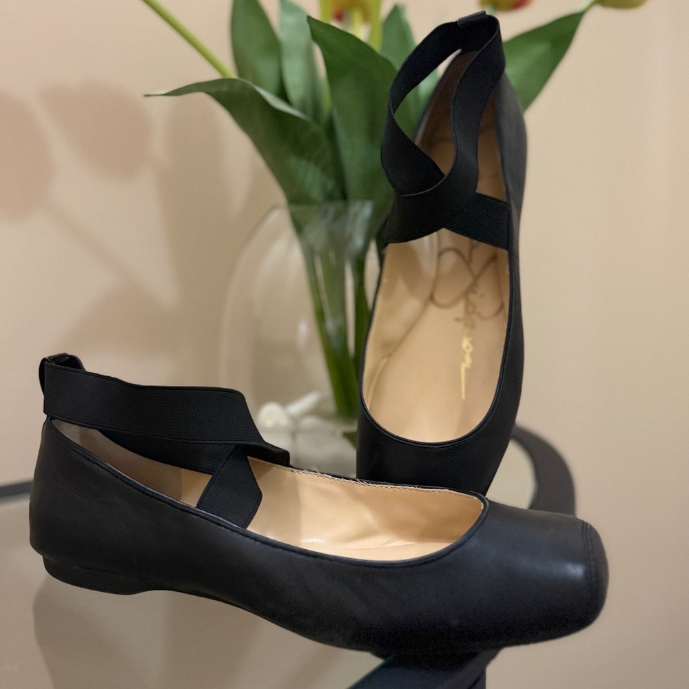 Black Ballet Flat Shoes